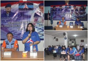 foto dpc partai demokrat kota surabaya gelar pelatihan media sosial (medsos)