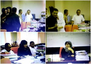 foto peristiwa keributan saat hearing dengan komisi a dprd kota surabaya